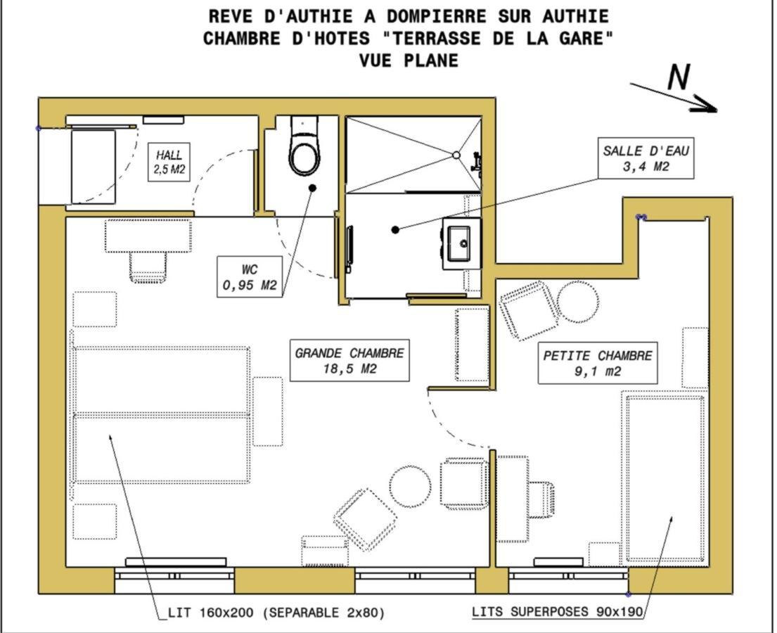 Dompierre-sur-Authie Reve D'Authie Bed & Breakfast エクステリア 写真